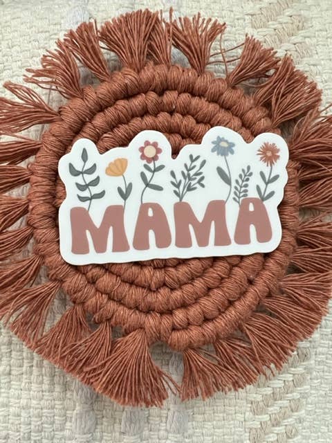 Mama Floral Sticker