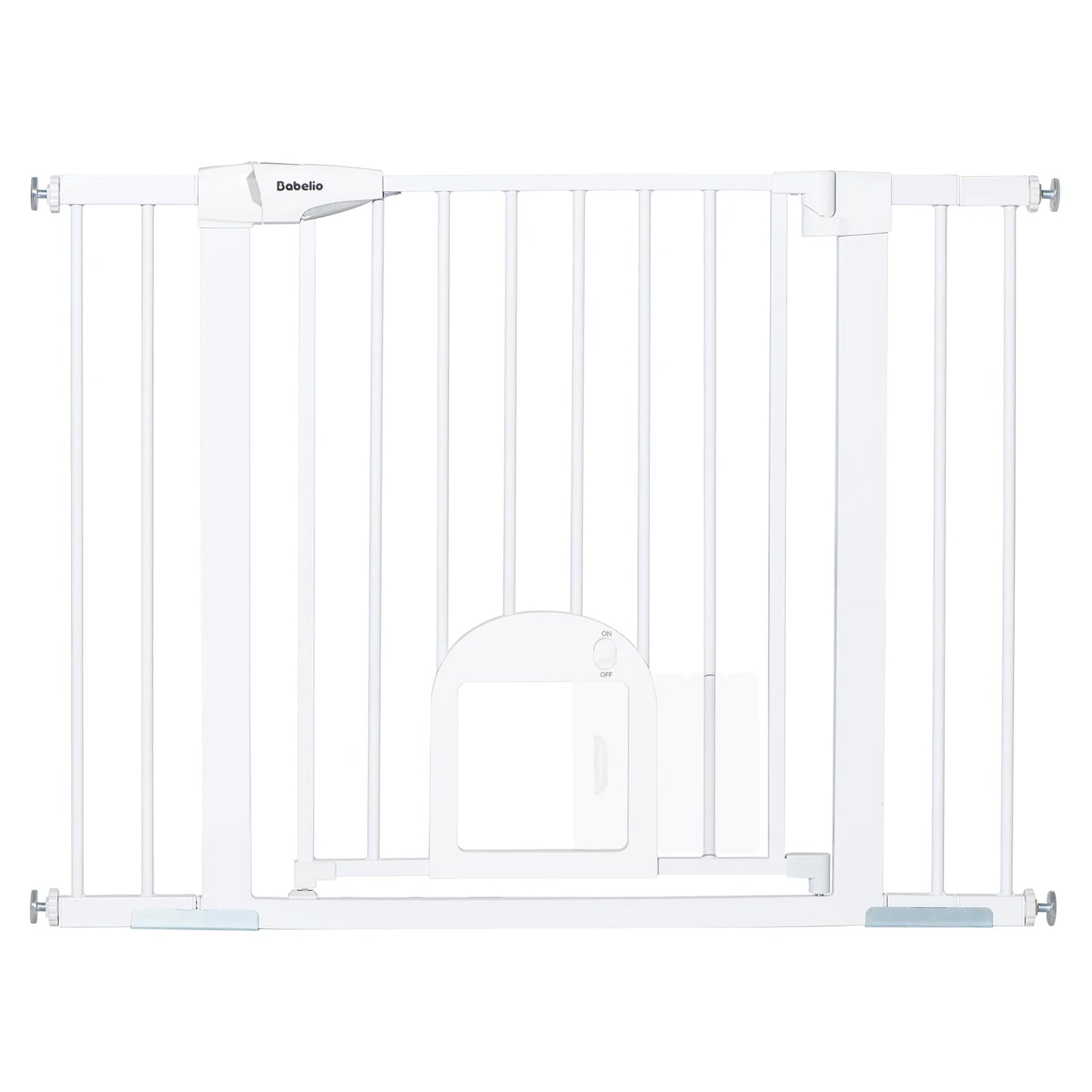 Babelio CatPrivilege T7 | Expandable Baby Gate with Cat Door