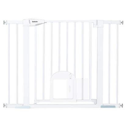 Babelio CatPrivilege T7 | Expandable Baby Gate with Cat Door