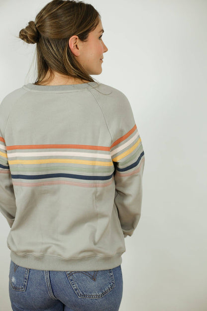 Limited Edition Six Stripe Invisible Zip Breastfeeding Sweater