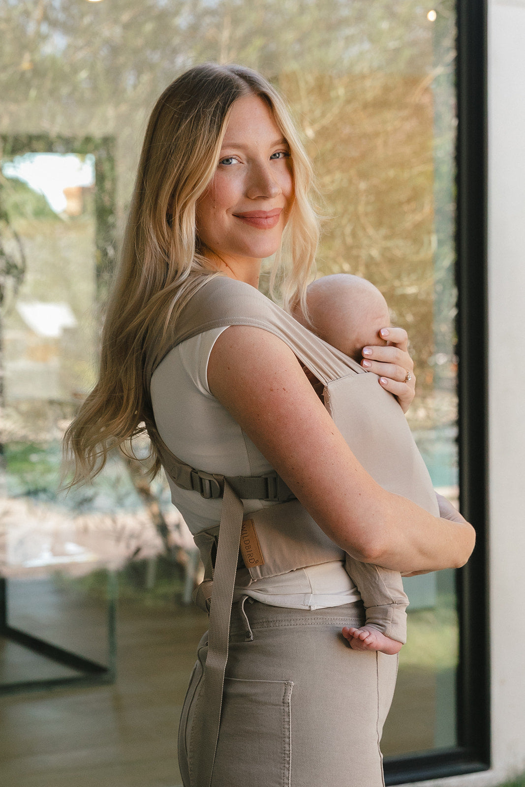 Wildbird Desert Lark - Aerial Newborn Buckle Wrap