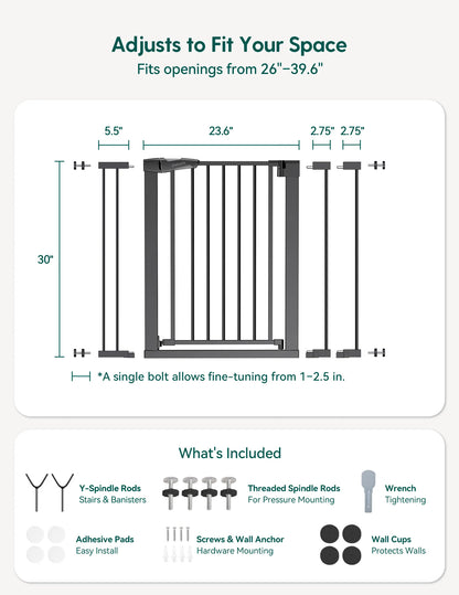 Babelio PressGuard C5&P7 | Versatile Baby Safety Gate