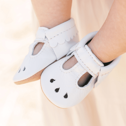 Freshly Picked Toasted Bright White Mary Jane Baby Shoe