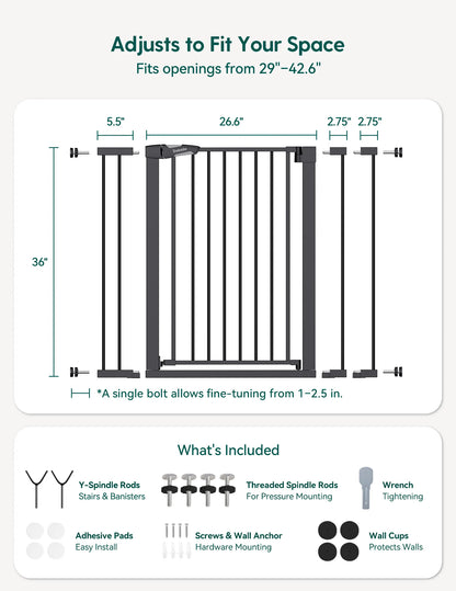 Babelio PressGuard C5&P7 | Versatile Baby Safety Gate