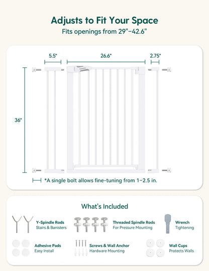 Babelio PressGuard C5&P7 | Versatile Baby Safety Gate