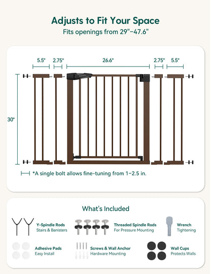 Babelio PressGuard C5&P7 | Versatile Baby Safety Gate