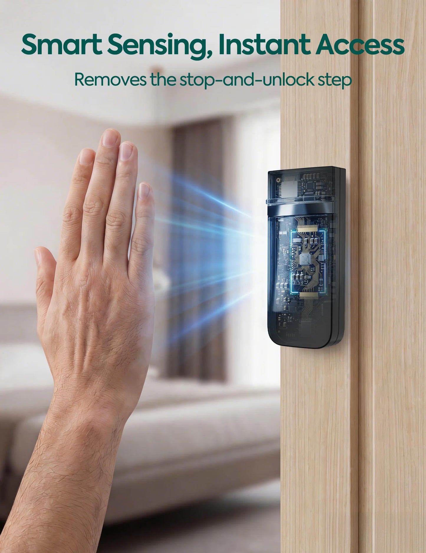 Babelio Sensepass | Smart Baby Gate with Infrared Auto-Unlock