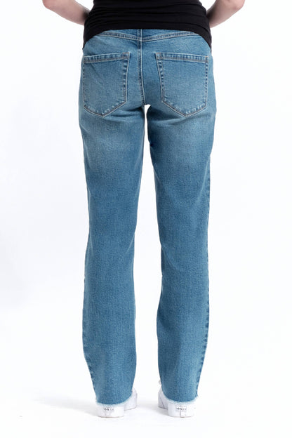 Maternity Straight Leg Jean w/ Bellyband