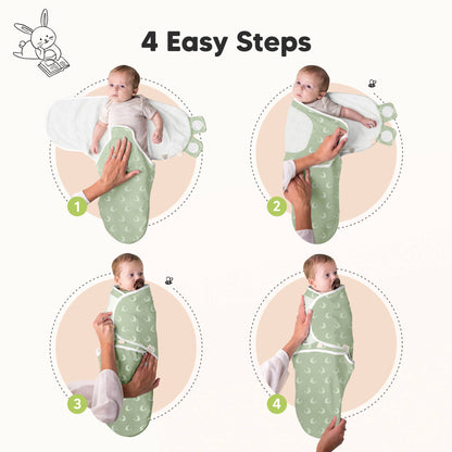 3pk Soothe Baby Swaddles 0-3 Months, Sleep Sack for Newborns