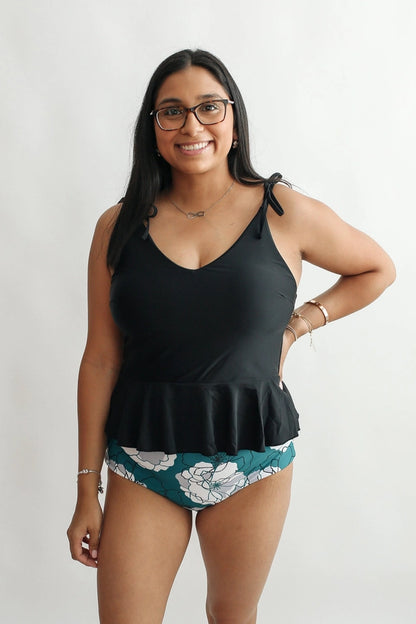 Tankini Tie Shoulder Breastfeeding Swimsuit Top