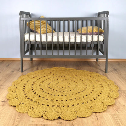 Nattiot Alma Mango Hand Crochet Children's Rug