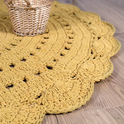 Nattiot Alma Mango Hand Crochet Children's Rug