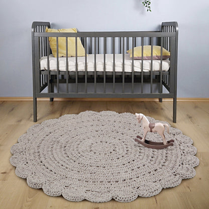 Nattiot Alma Linen Hand Crochet Children's Rug