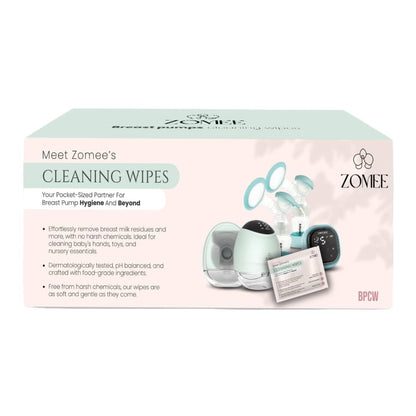 Zomee Breast Pump Cleaning Wipes