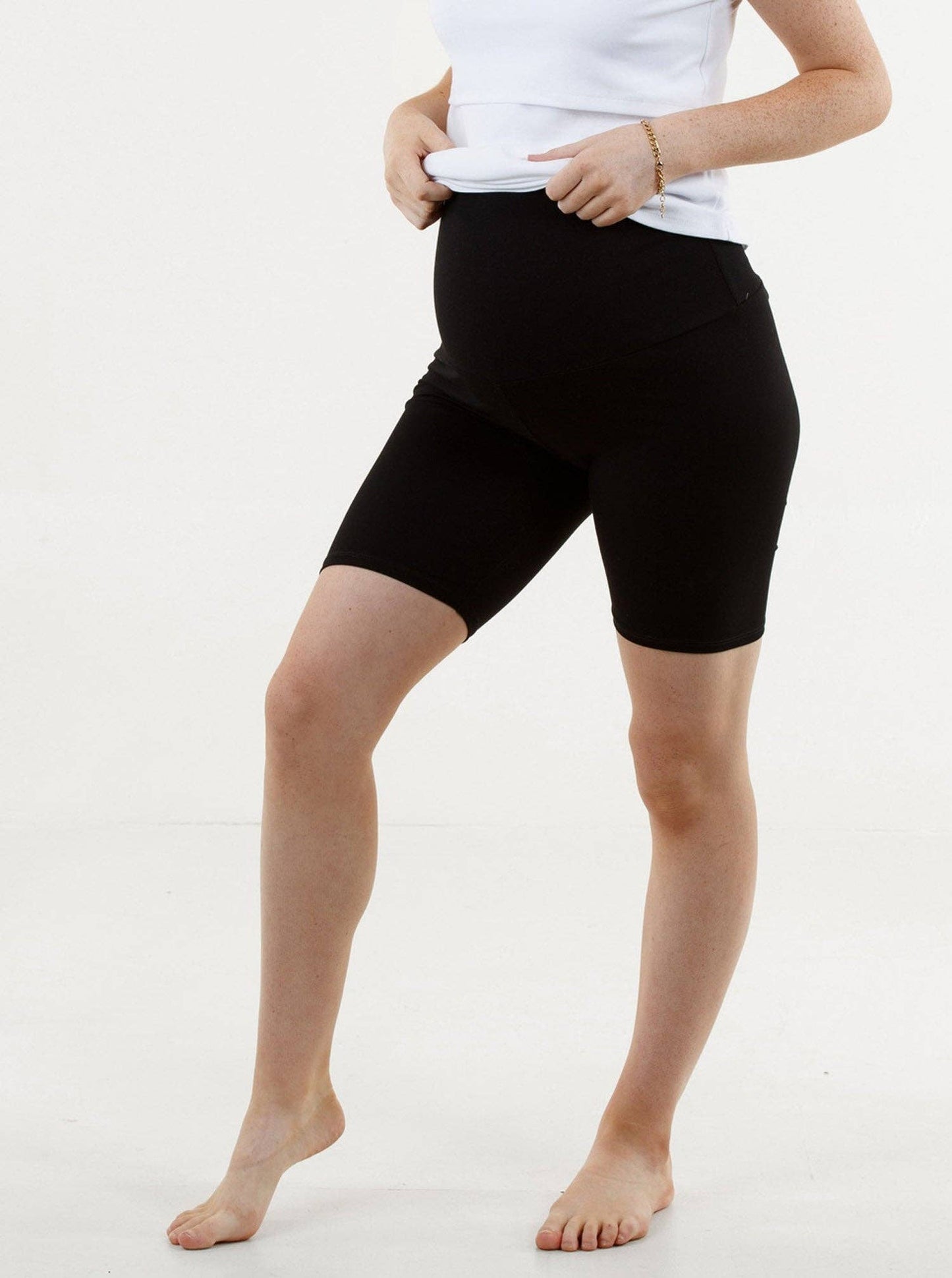 Maternity Cotton Bike Shorts