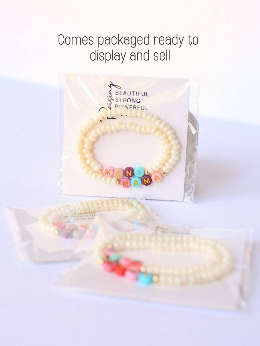 Pearl Mama Mini Matching Bracelet Set