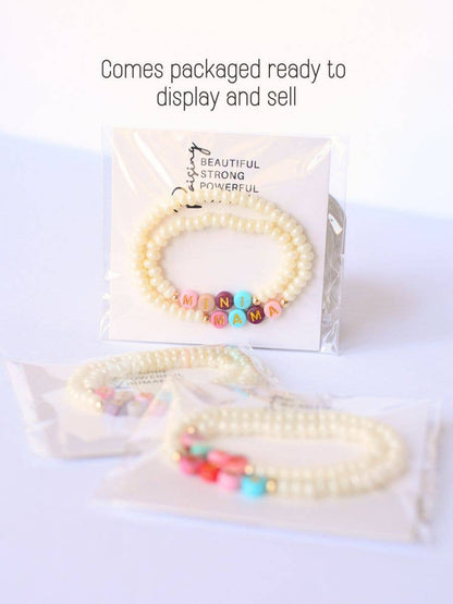 Pearl Mama Mini Matching Bracelet Set