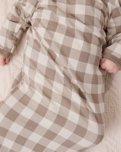 Cozy Bamboo Baby Gown & Hat