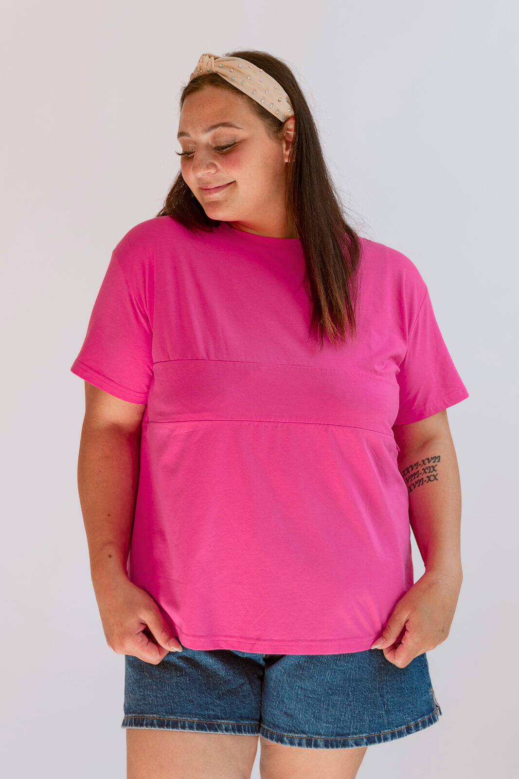Movemama Full Zip Breastfeeding Tee