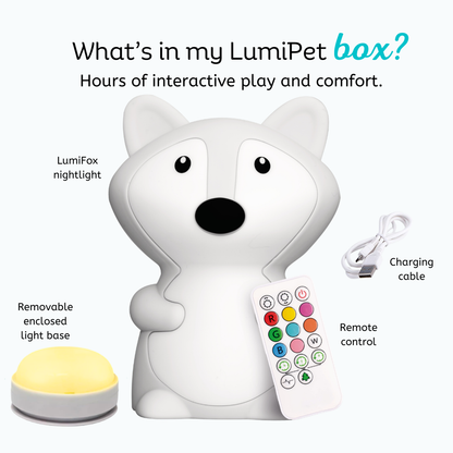 LumiPets® Fiona the Fox Night Light