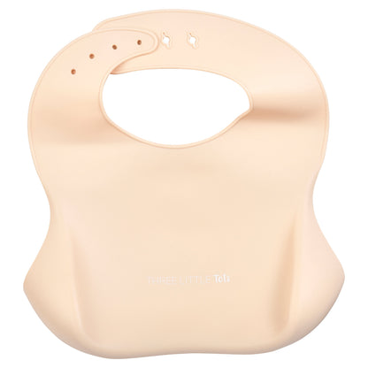Three Little Tots Leopard Silicone Baby Bib