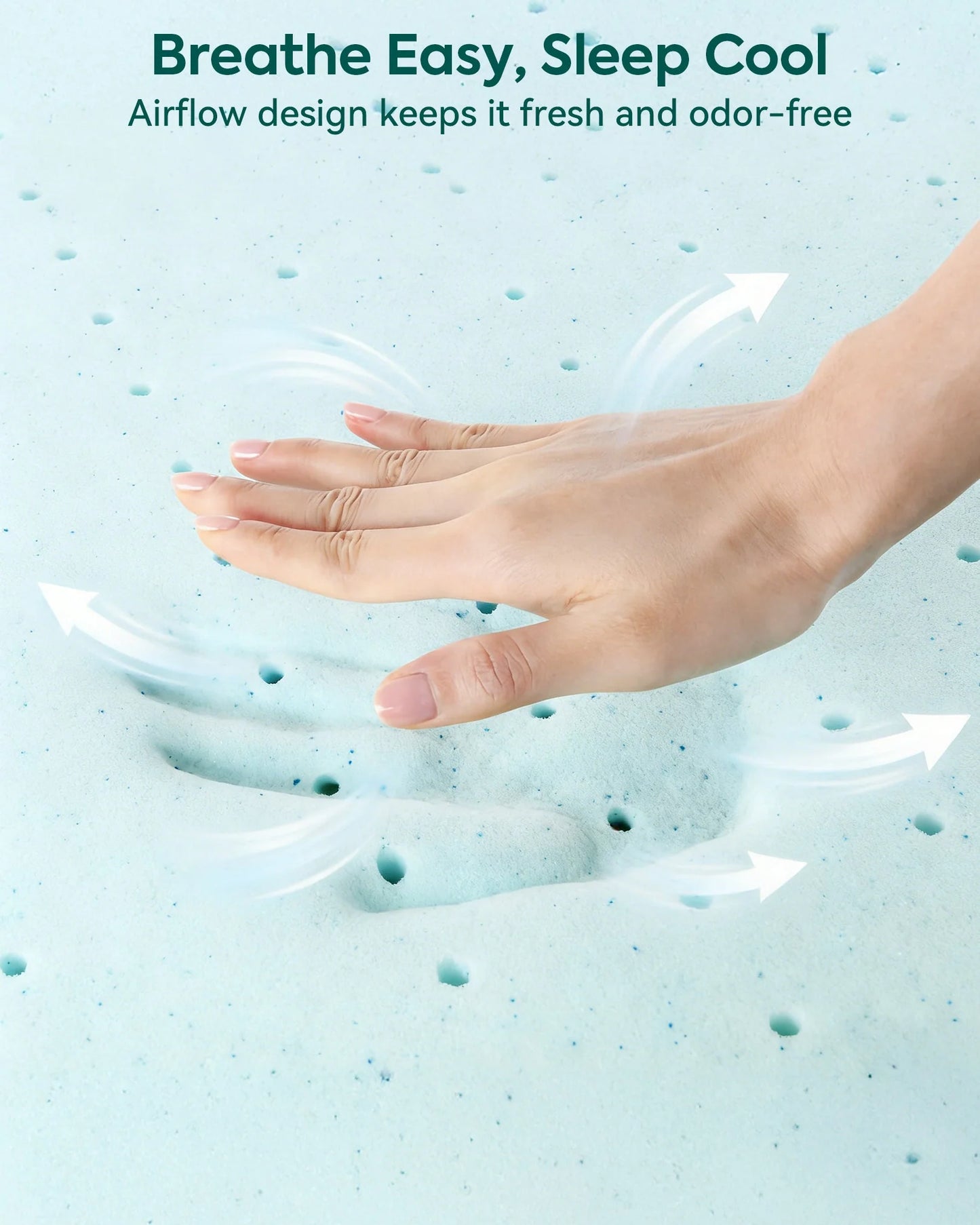 Babelio Cloud 1 | Dual-Sided Breathable Crib & Toddler Mattress