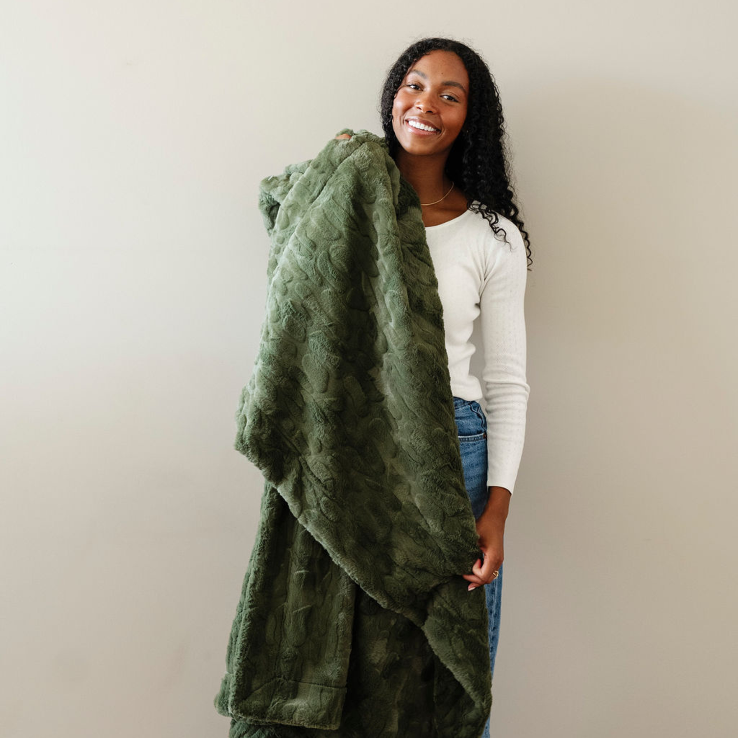 Saranoni Patterned Faux Fur XL Throw Blankets