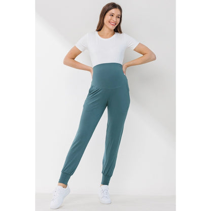 Rayon Modal Maternity Jogger Pant with Pockets