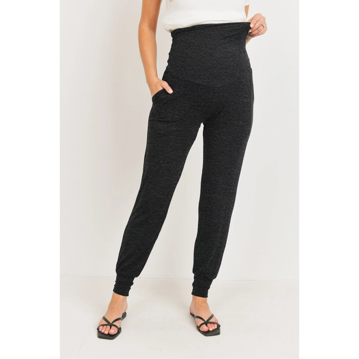 Rayon Modal Maternity Jogger Pant with Pockets