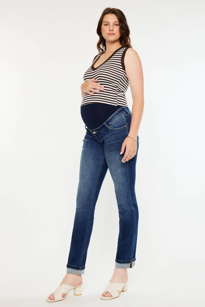 Teagan Maternity Straight Fit Jeans