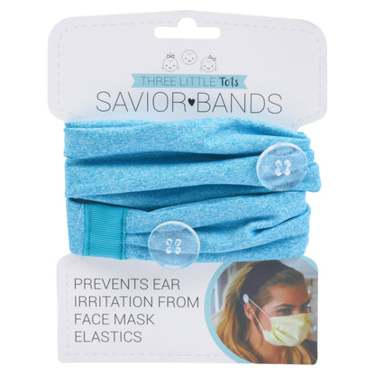 Three Little Tots Light Blue Savior Bands