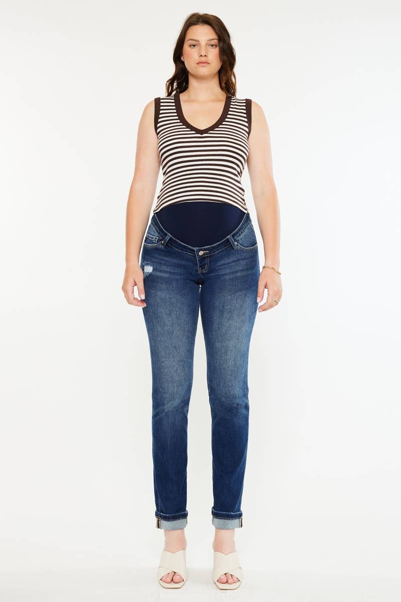 Teagan Maternity Straight Fit Jeans