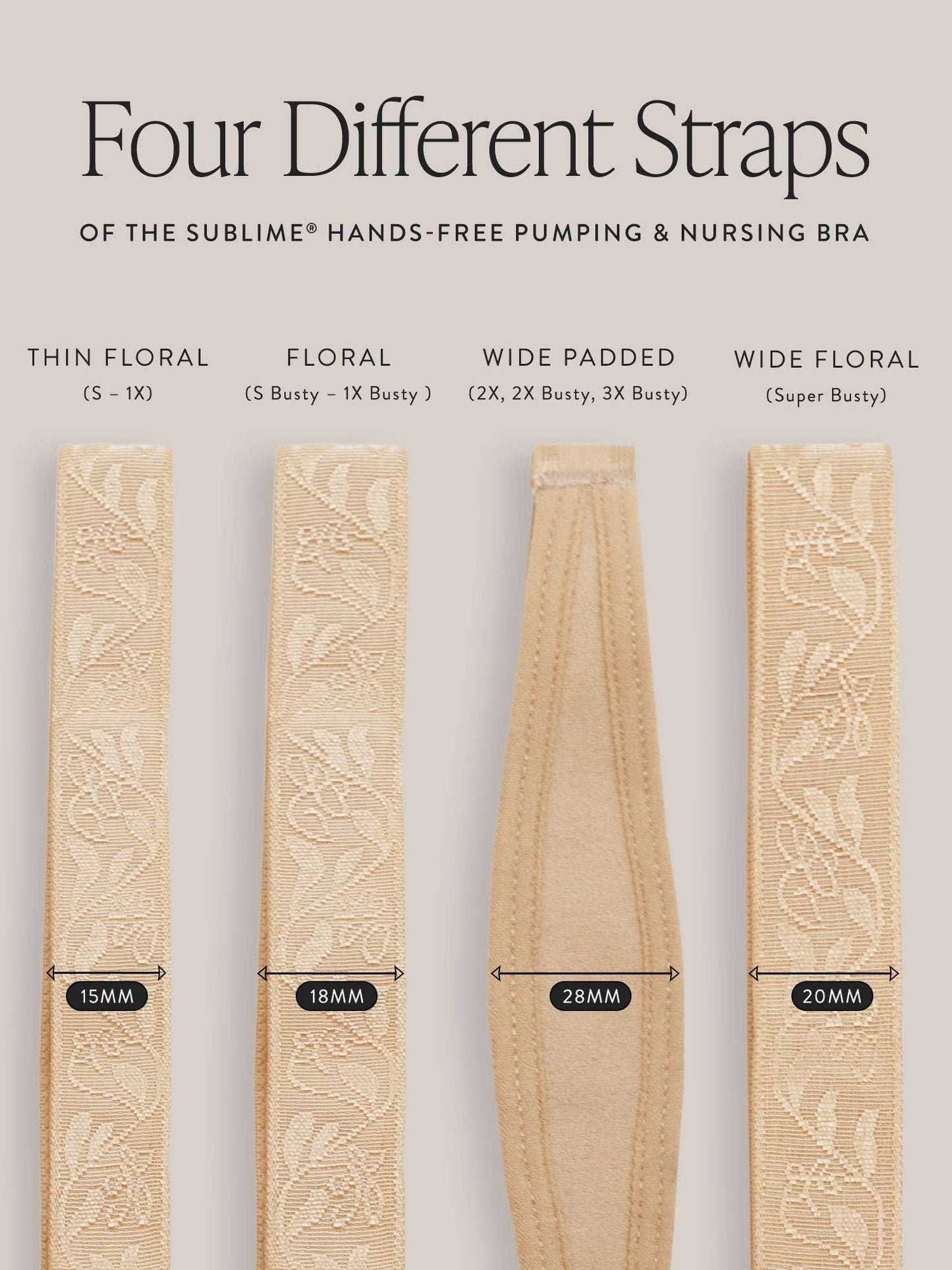 Sublime® Hands-Free Pumping & Nursing Bra