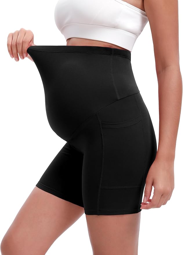 Soft Athletic Bike Shorts - Delilah's Maternity