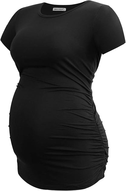 Ruched Tunic Maternity Top - Delilah's Maternity