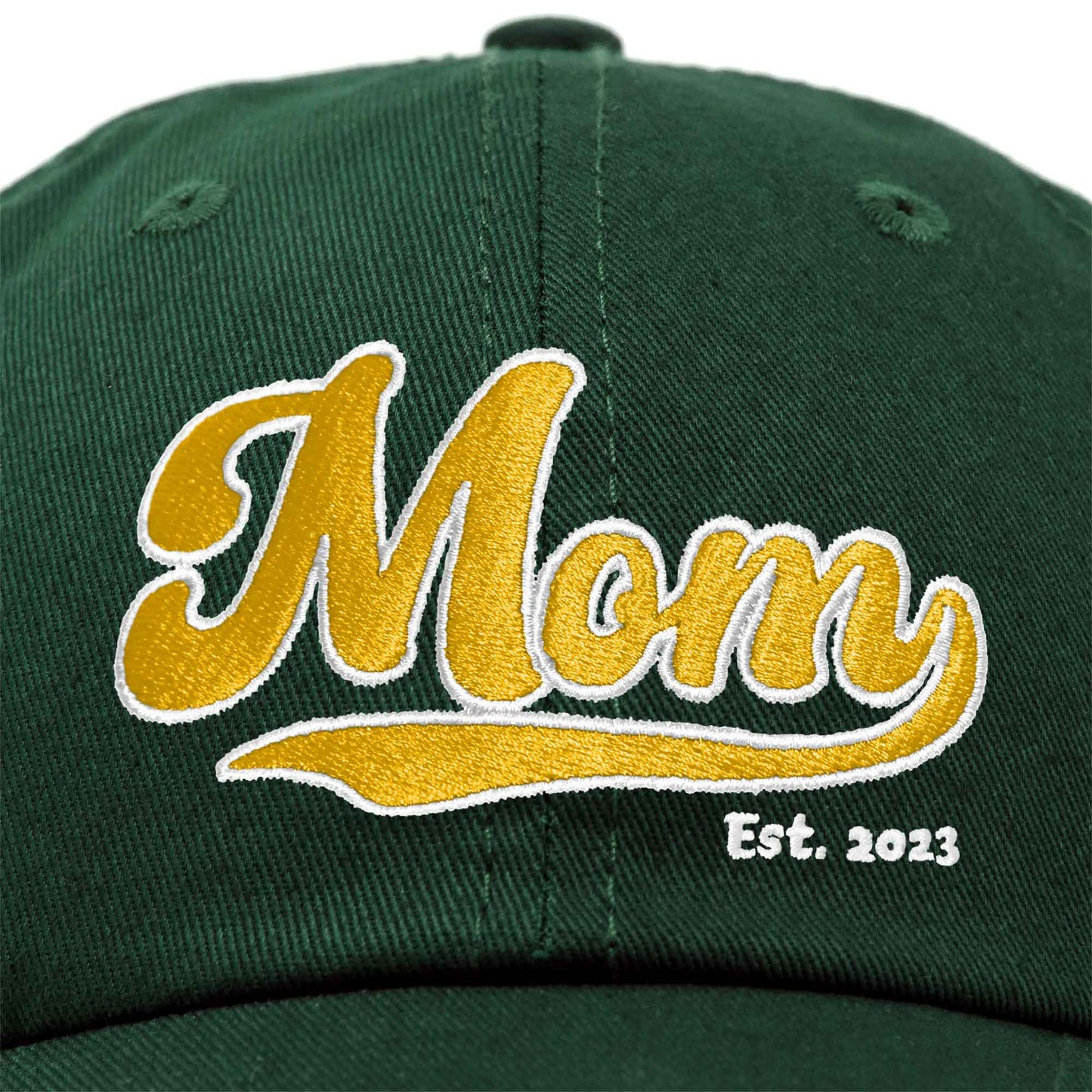 Varsity Mom Embroidered Cotton Hat
