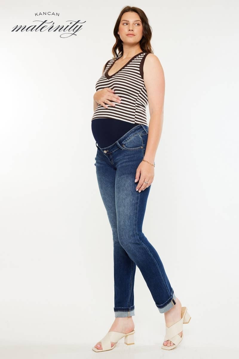Teagan Maternity Straight Fit Jeans