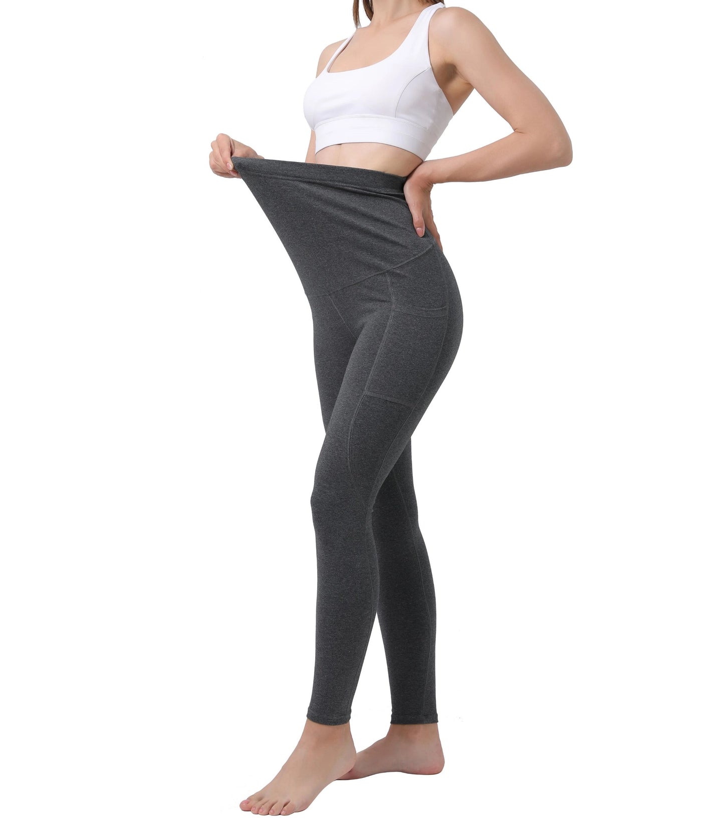 Maternity Yoga Pants with Pockets