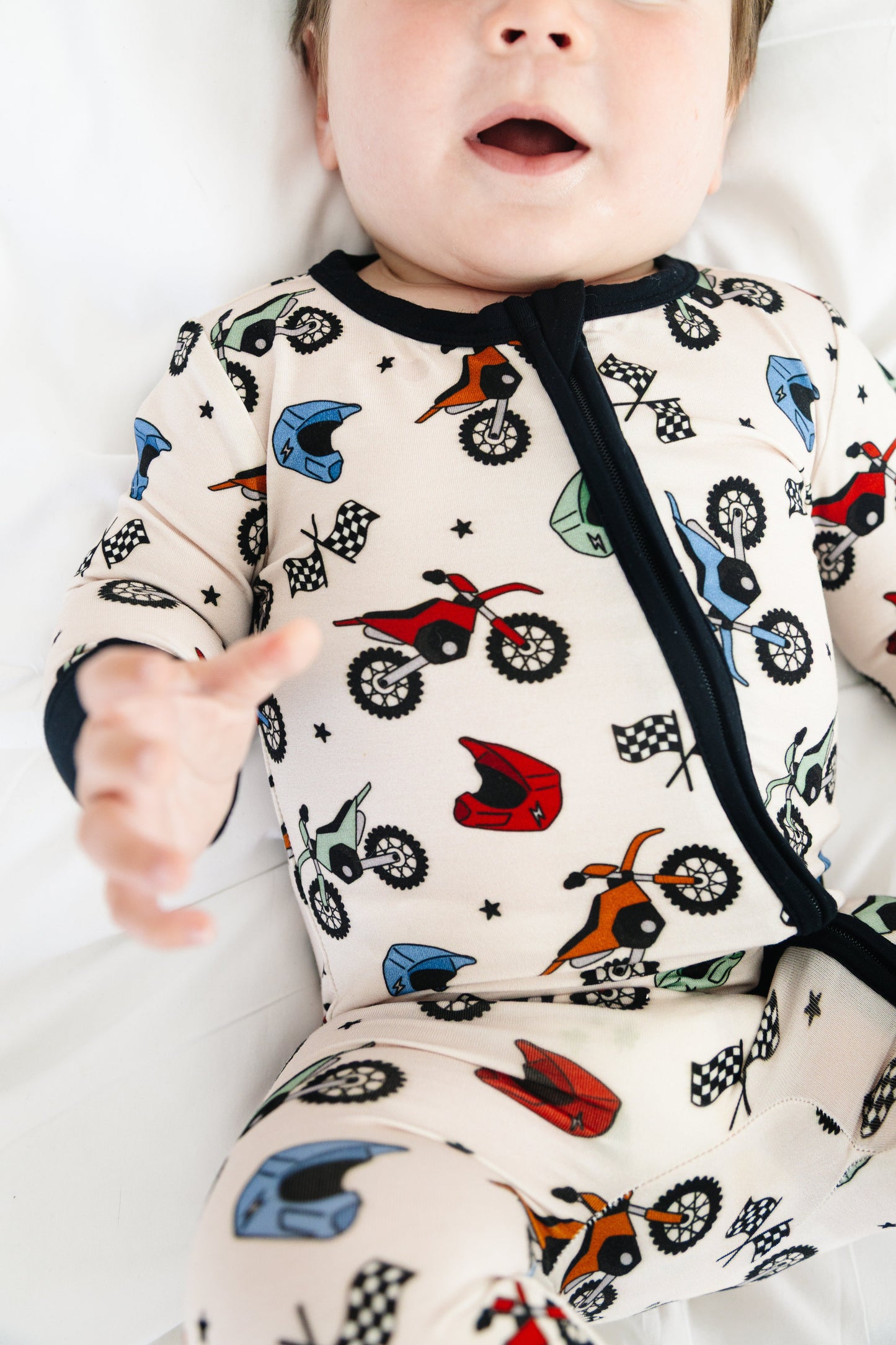 Sleepy Sage Co Little Racers Sleeper Pajama