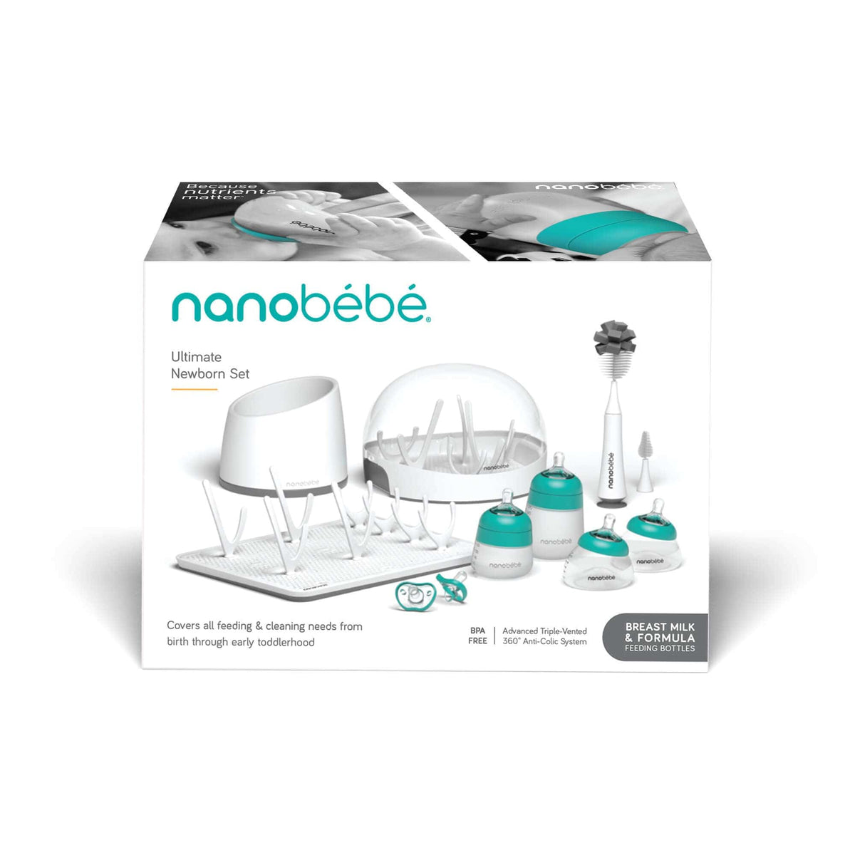 Nanobébé Ultimate Newborn Feeding Set