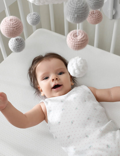 Babelio Stratus | Washable Silicone Foam Crib Mattress Topper