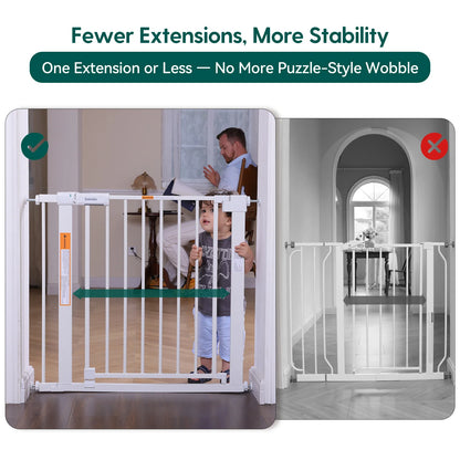 Babelio PressGuard Ⅱ | Upgrade Pressure-Mounted Baby Gate