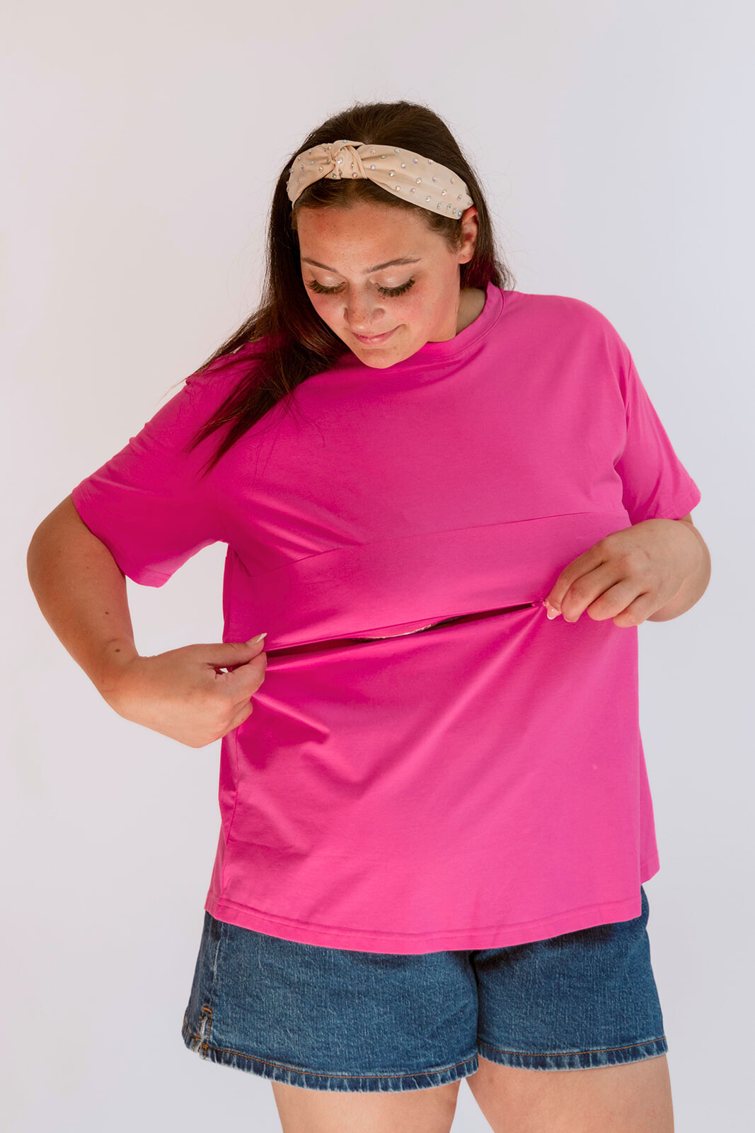 Movemama Full Zip Breastfeeding Tee