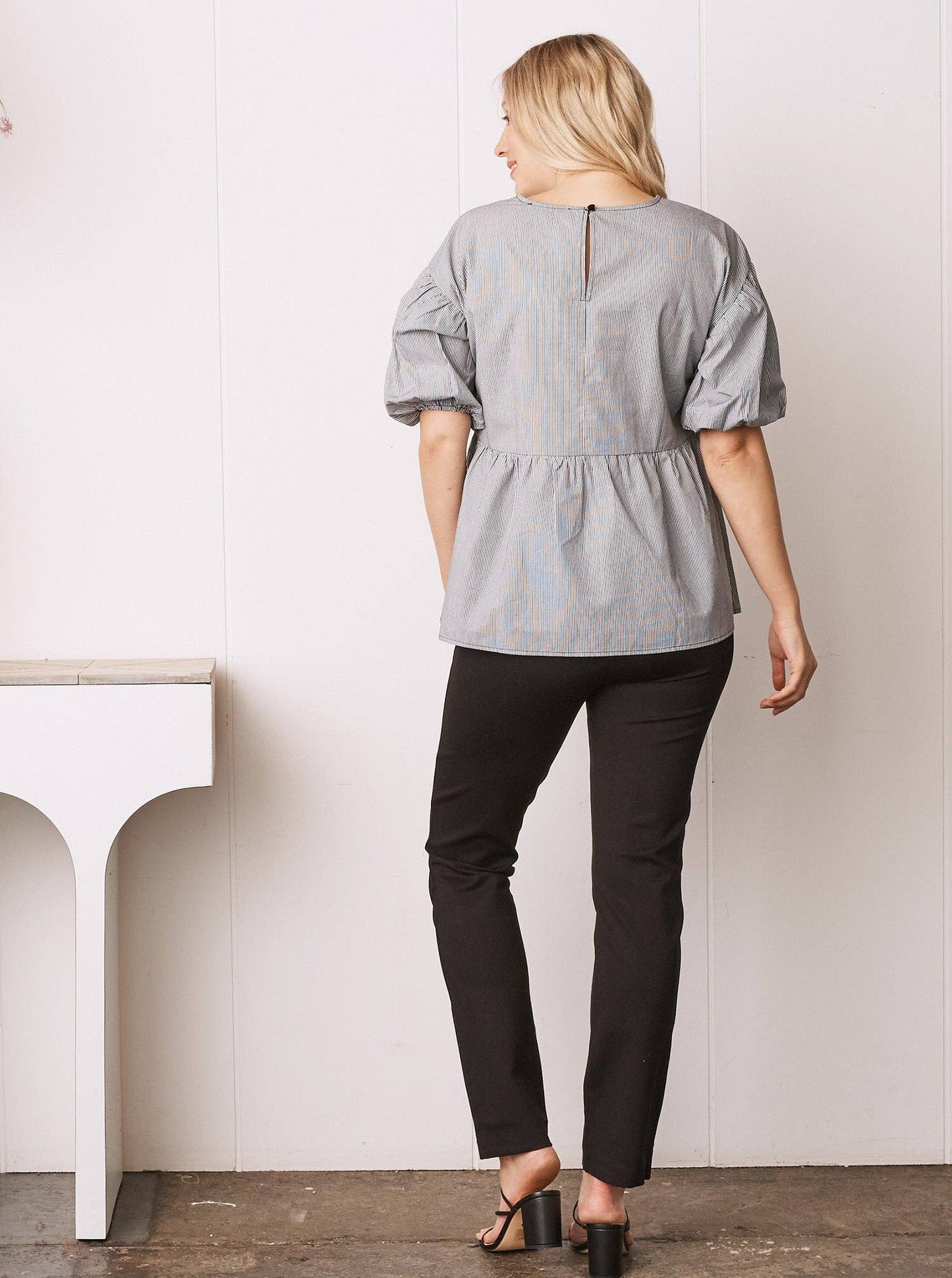 Zoe Maternity Straight Cut Ponti Work Pants