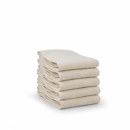 Kanga Care 6r Soaker Insert Set | Raw Hemp Cotton Fleece