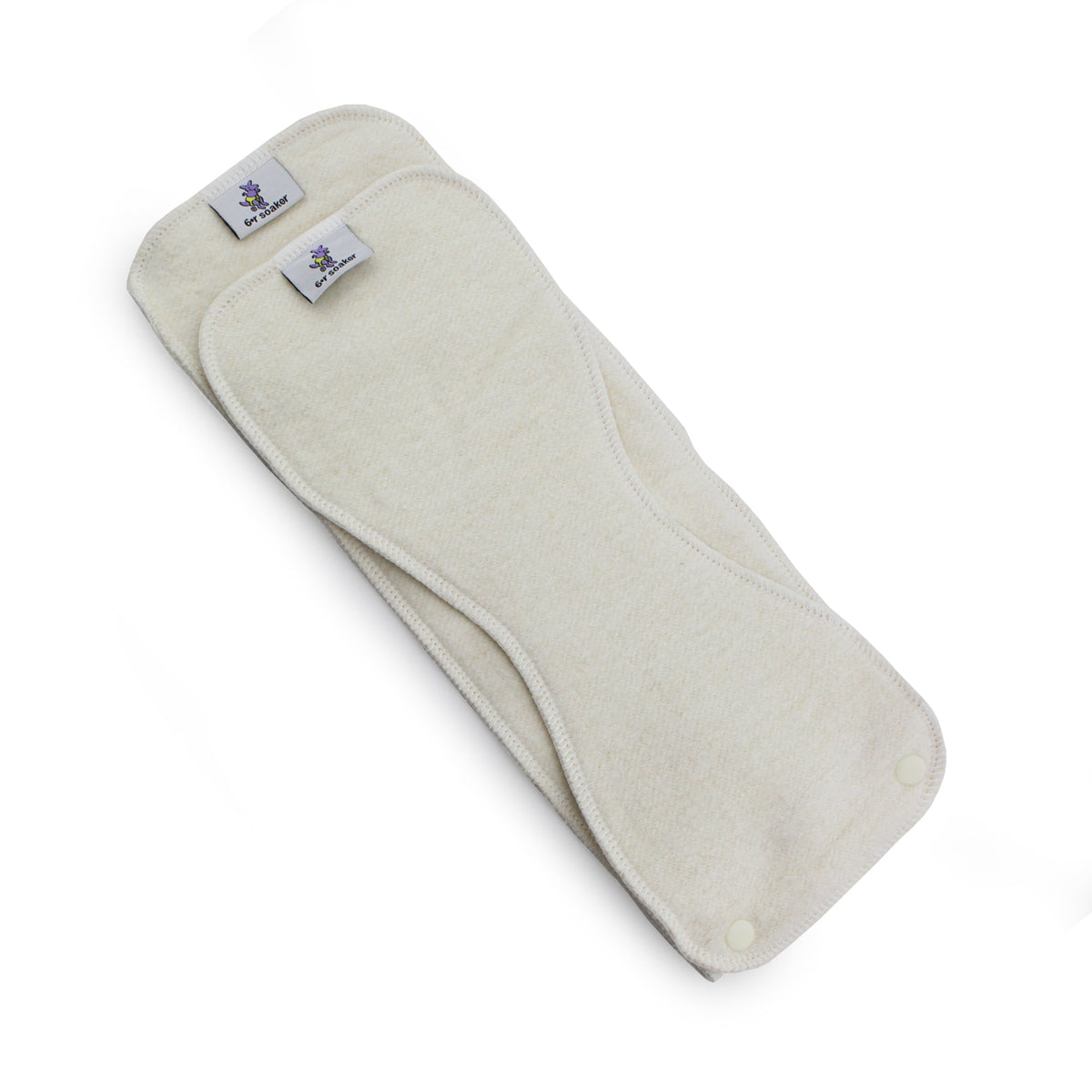 Kanga Care 6r Soaker Insert Set | Raw Hemp Cotton Fleece