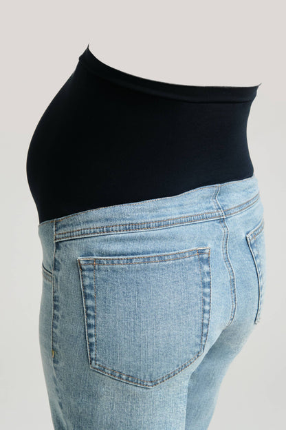 Maternity 28" Dad Jean w/ Bellyband