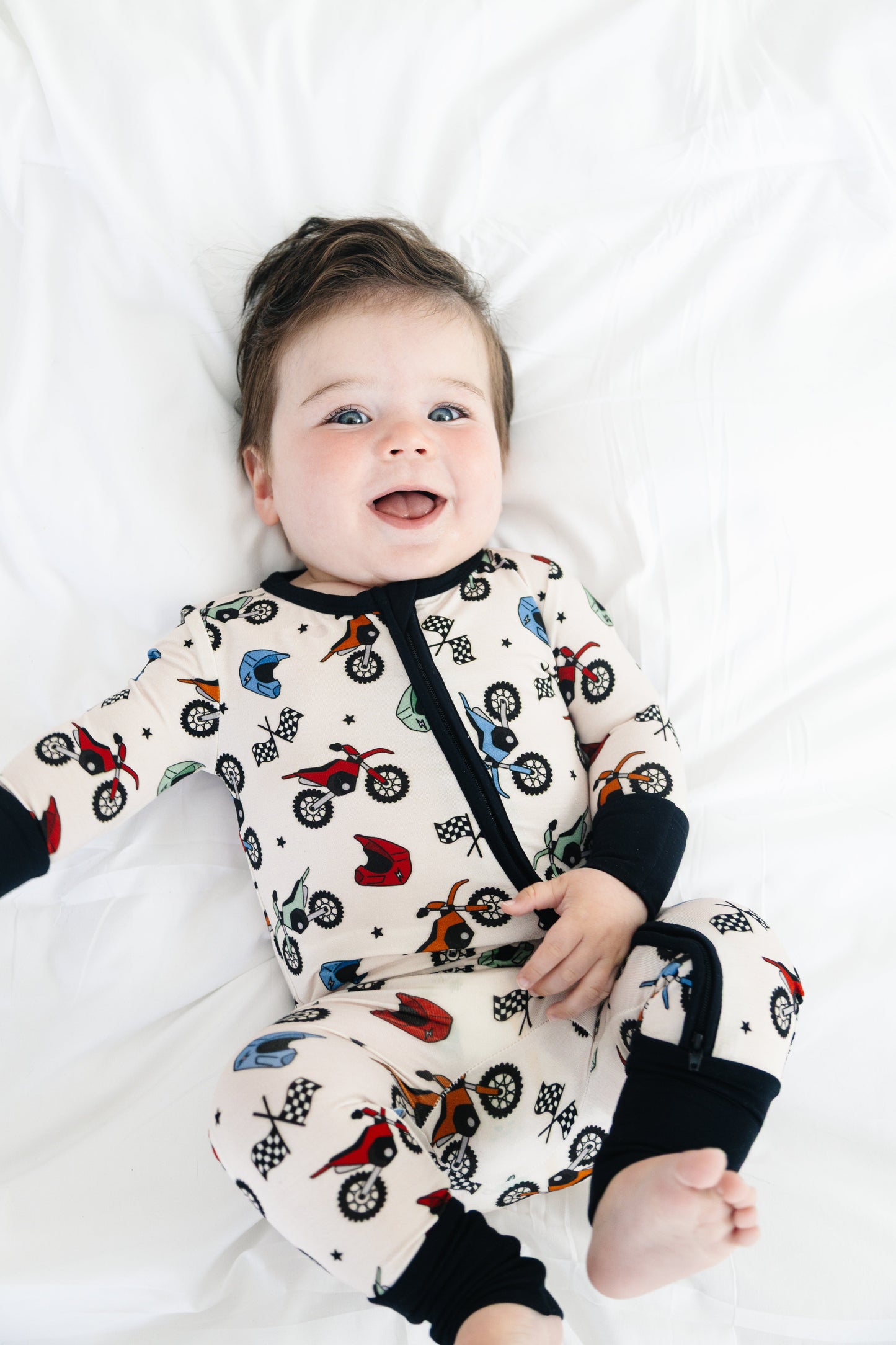Sleepy Sage Co Little Racers Sleeper Pajama