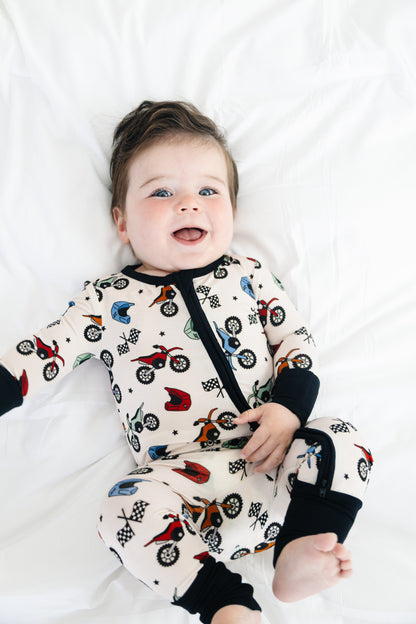 Sleepy Sage Co Little Racers Sleeper Pajama