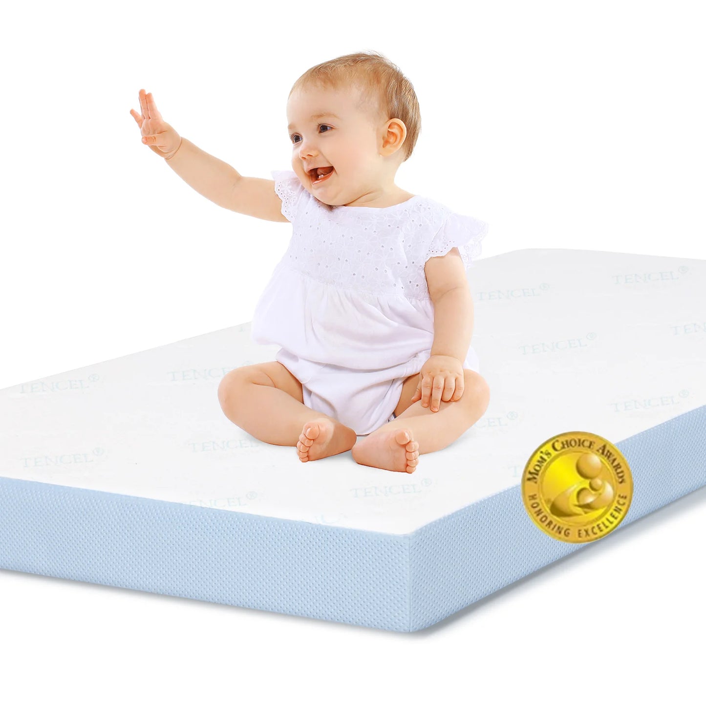 Babelio Cloud 2 Crib & Toddler Mattress with Tencel Cover